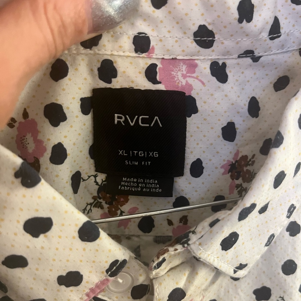 Men’s RVCA SS Button up - Picture 6 of 7